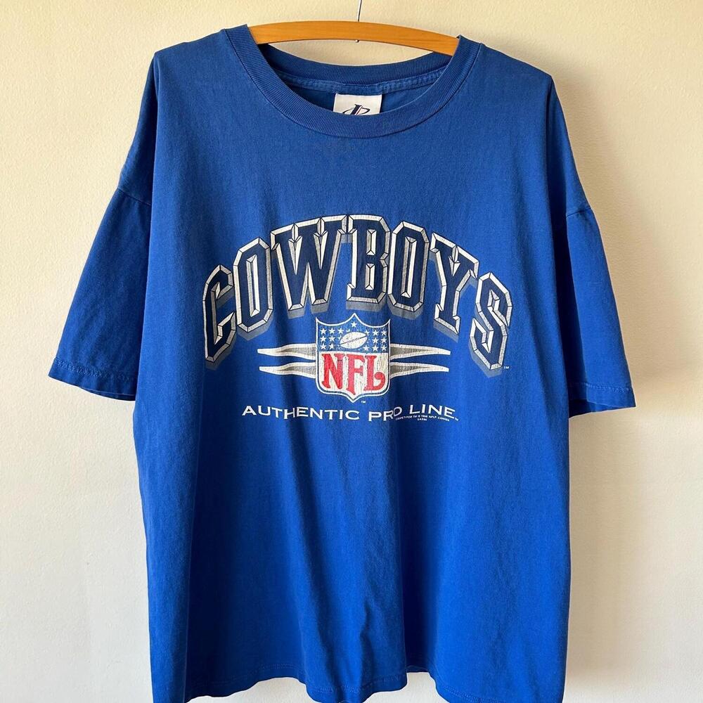 1996 Dallas Cowboys Nfl Logo Athletic T Shirt Sportswear Football